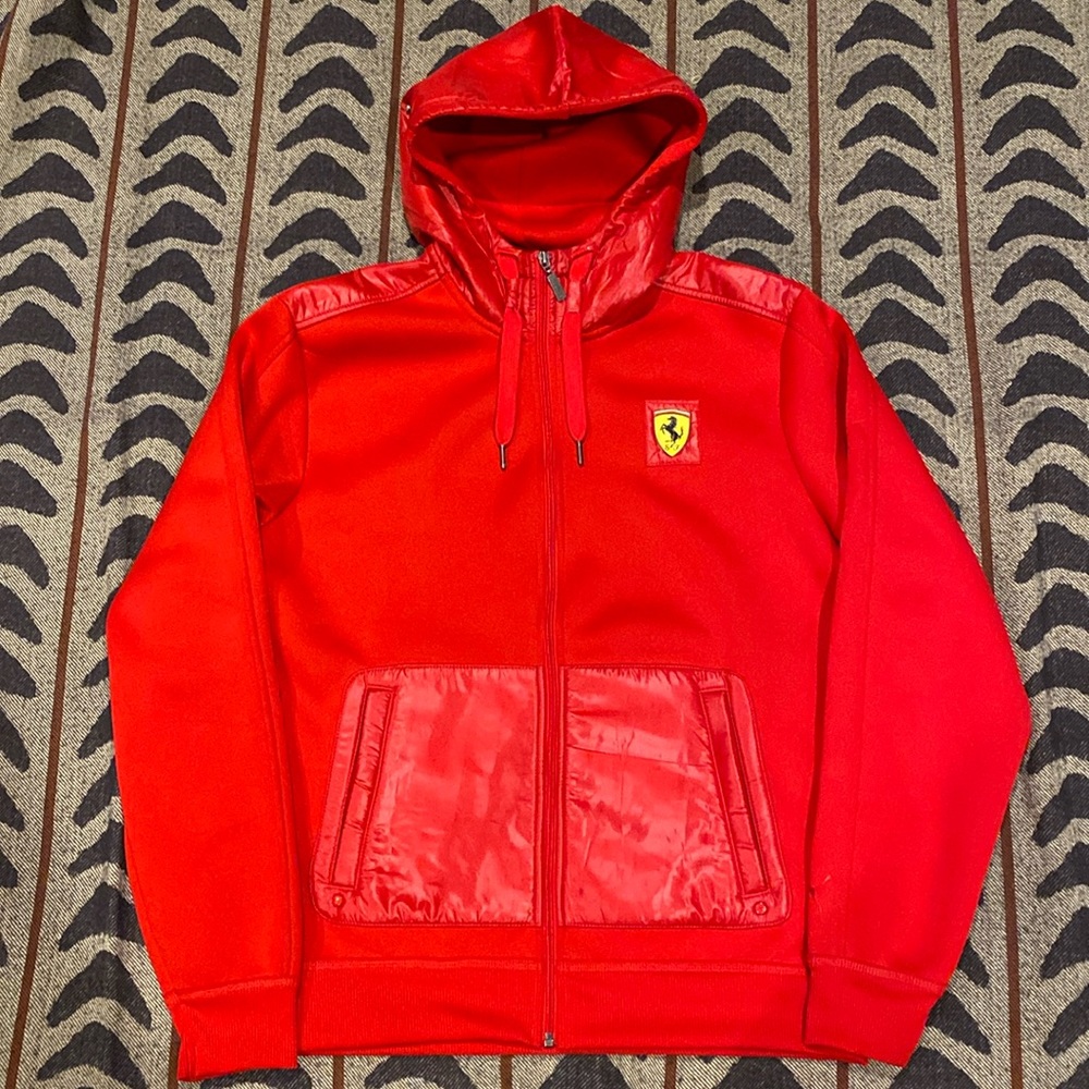 Ferrari Puma Hoodie Sweatshirt Men’s Large F1 Racing Scuderia